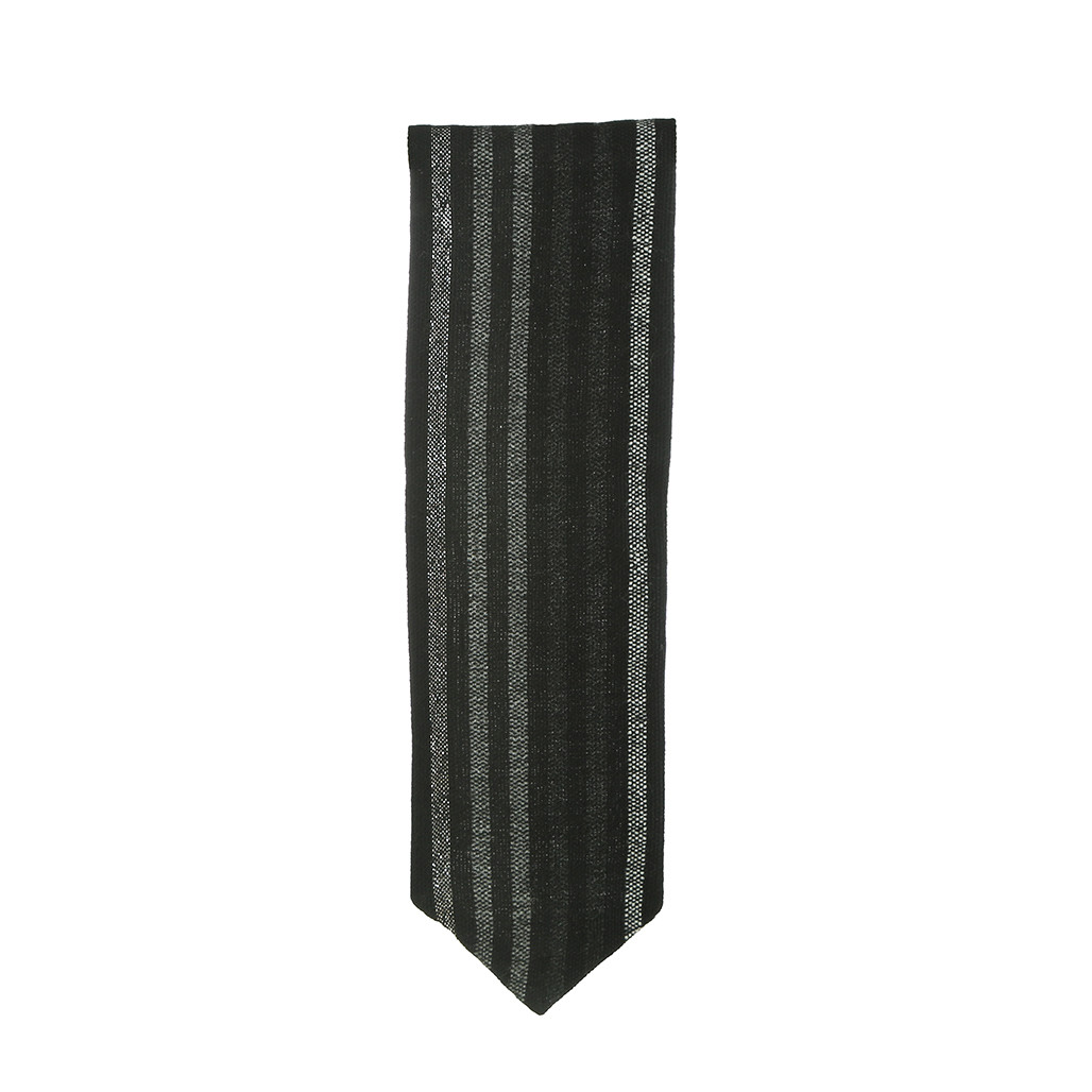 Handwoven Black, White & Gray Atara