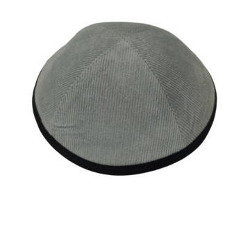 Grey Corduroy Kippah