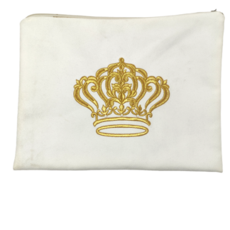 Gold Crown Faux Impala Tallit Bag