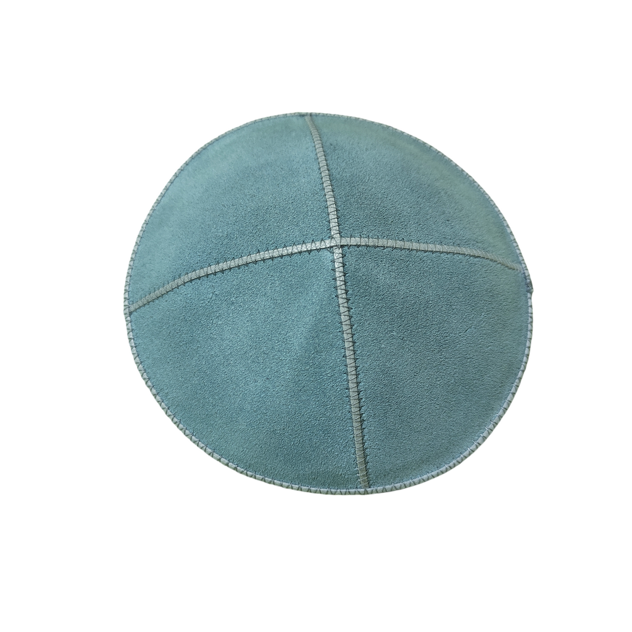 Pastel Blue Suede Kippah