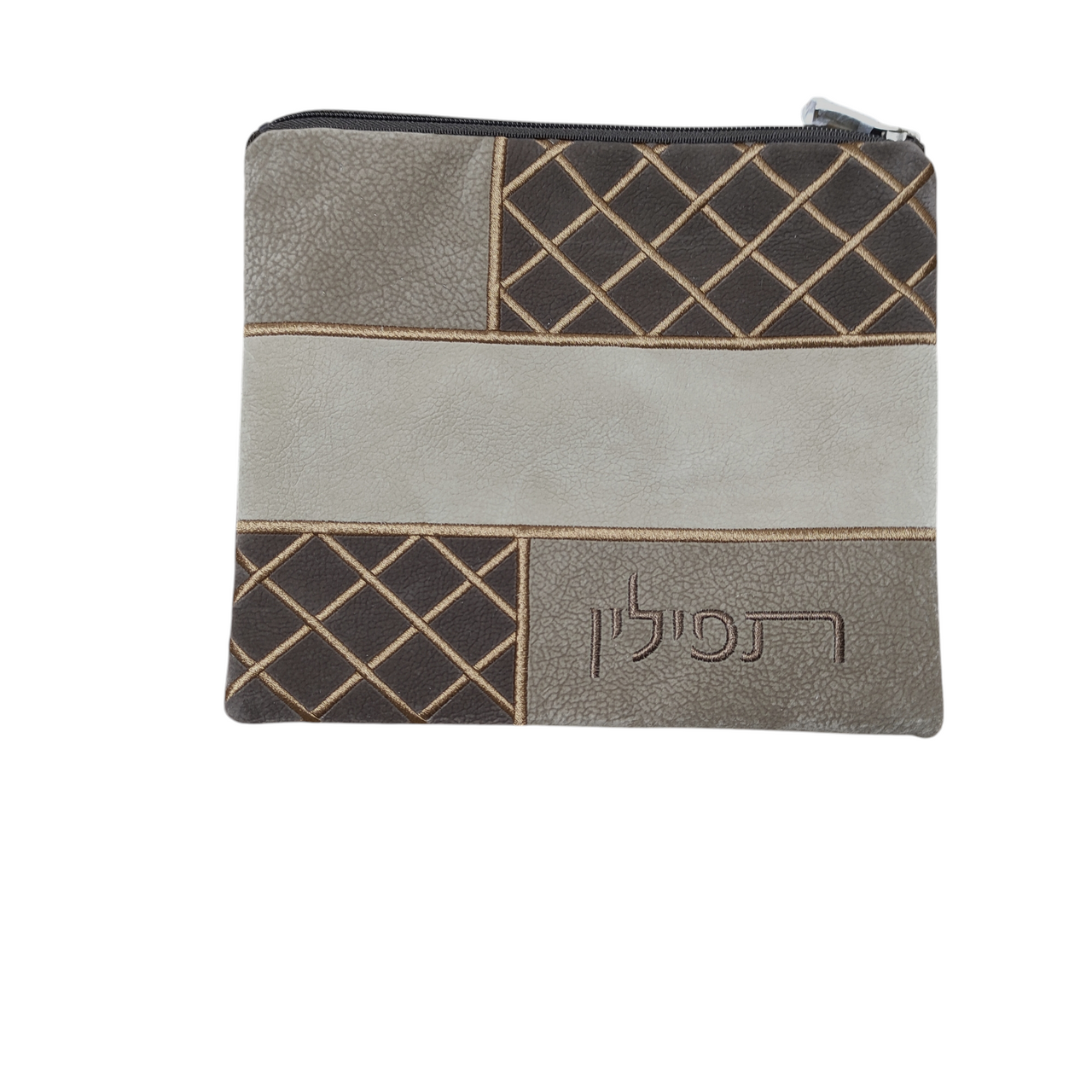 Walnut Brown Trellis Impala Tefillin Bag