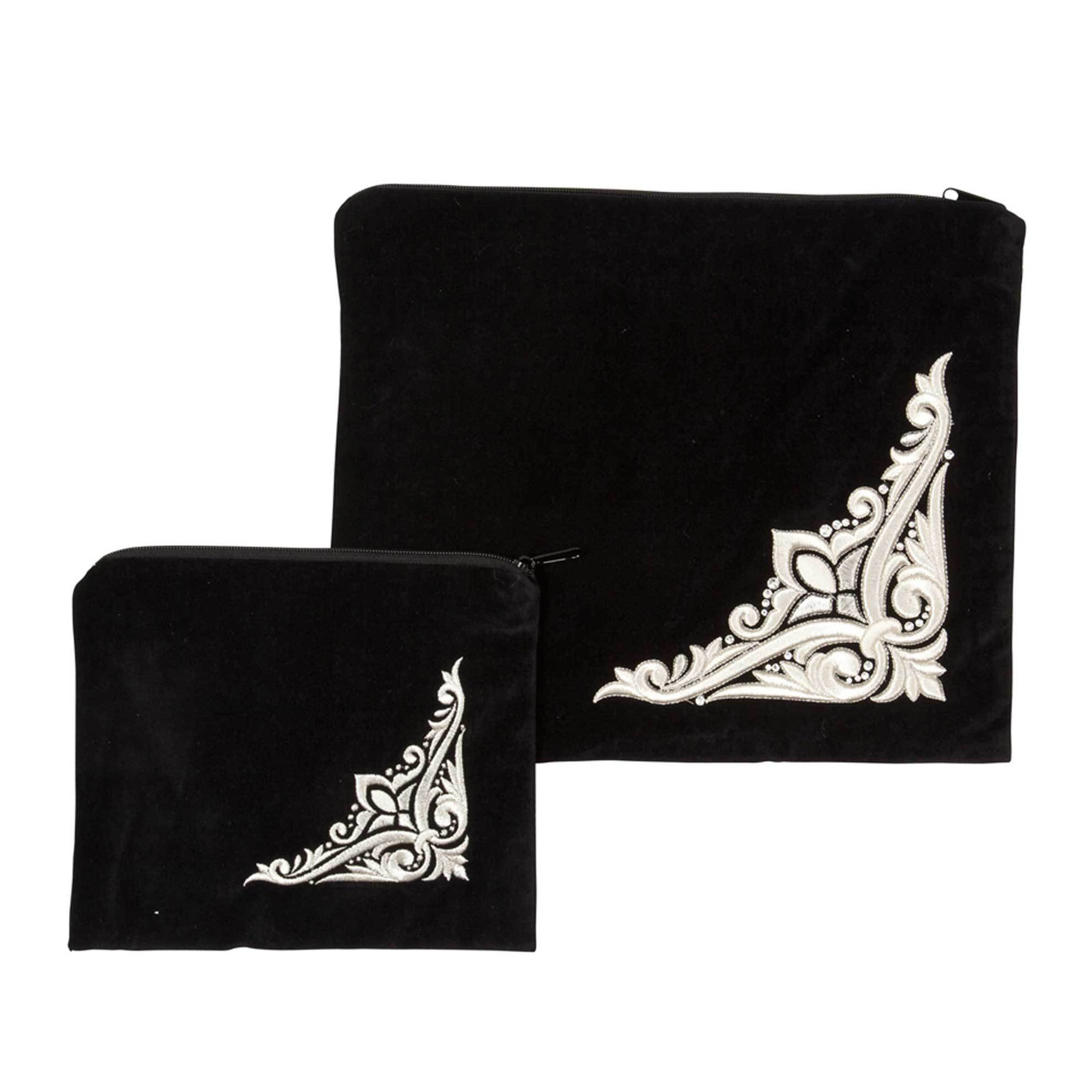 Velvet Shushan Tallit Bag