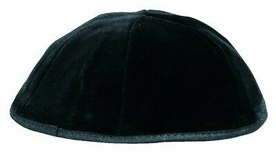 Washable Black Velvet 4-Panel Kippah