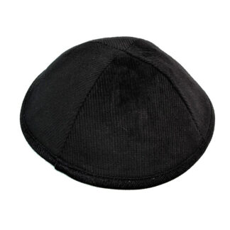 Black Corduroy Kippah