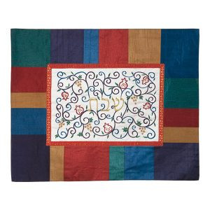 Pastel Patchwork Challah Cover