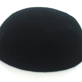 Black DMC Knitted Kippah
