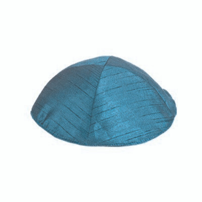 Aqua PolySilk Kippah
