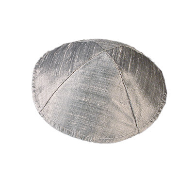 Umber Raw Silk Kippah