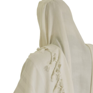 Malchut Nonslip Tallit with Double-Row Fringes