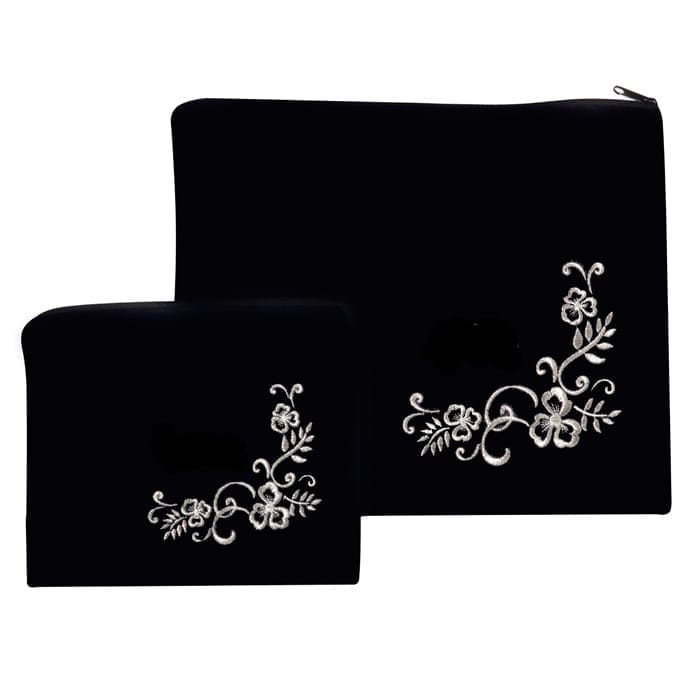 Classic Velvet Tallit Bag "Rakefet"