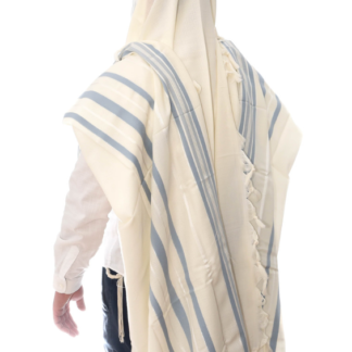 Tashbetz Sky Blue Nonslip Tallit