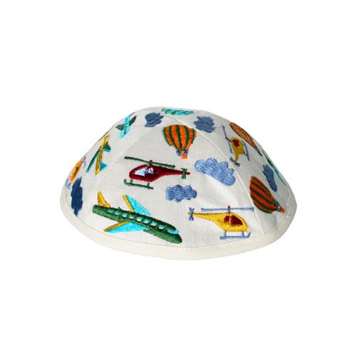 Pearl White Aircraft Kippah