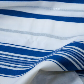 Prima A.A. Blue-Silver Wool Tallit