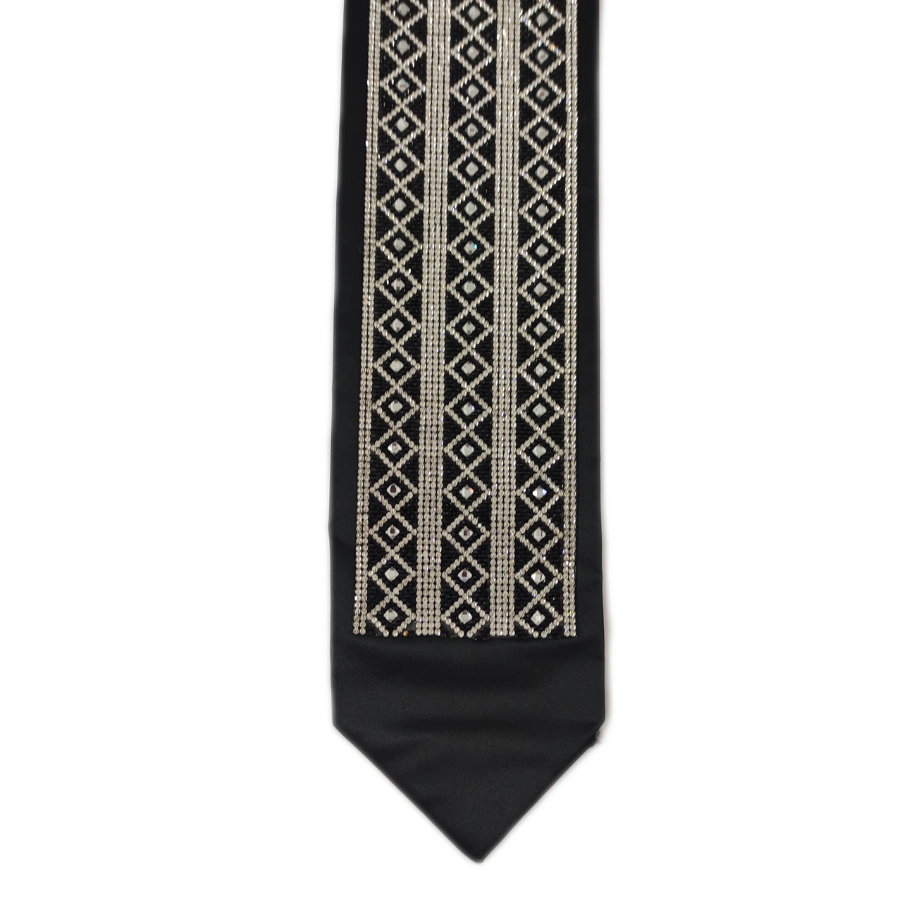 Black Atara with White Crystals - Yahalom