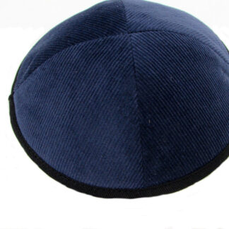 Blue Corduroy Kippah