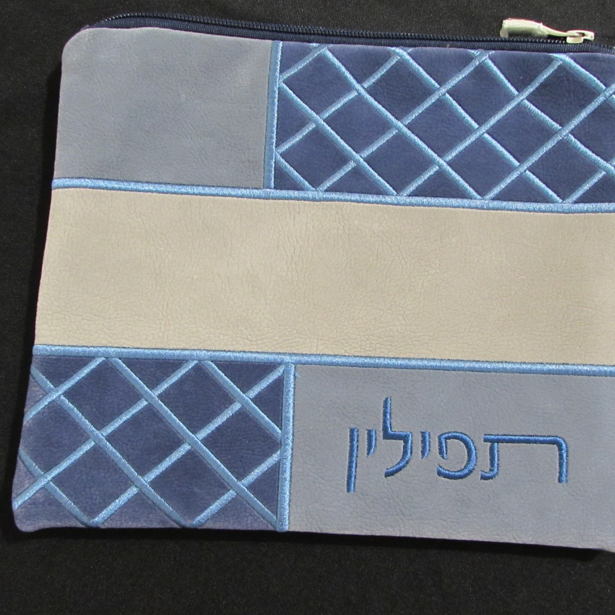 Blue Trellis Impala Tefillin Bag