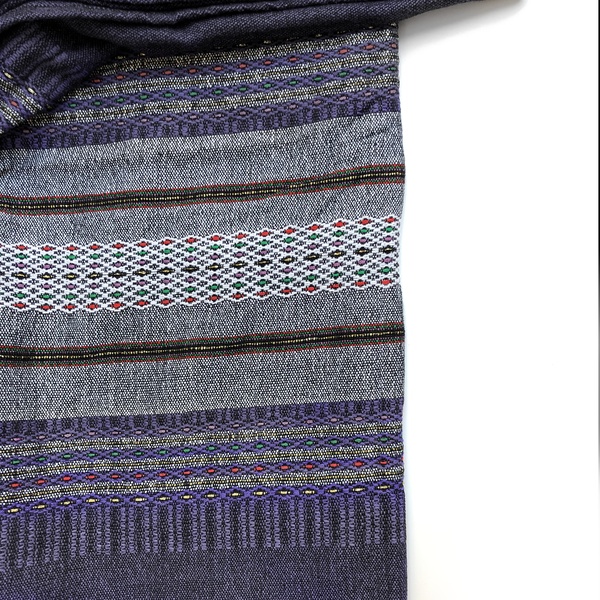 Dark Purple with Grey and Gold