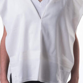 White-Striped Wool Tallit Katan